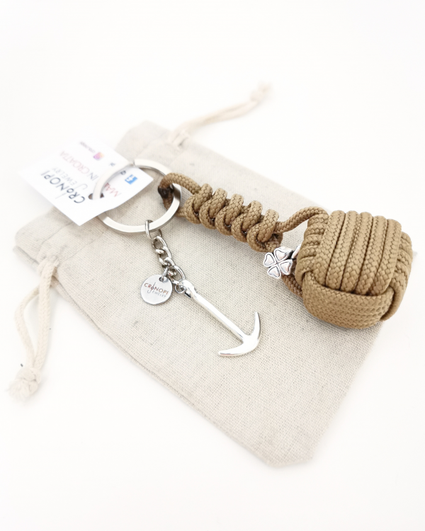 beige pandul keychain